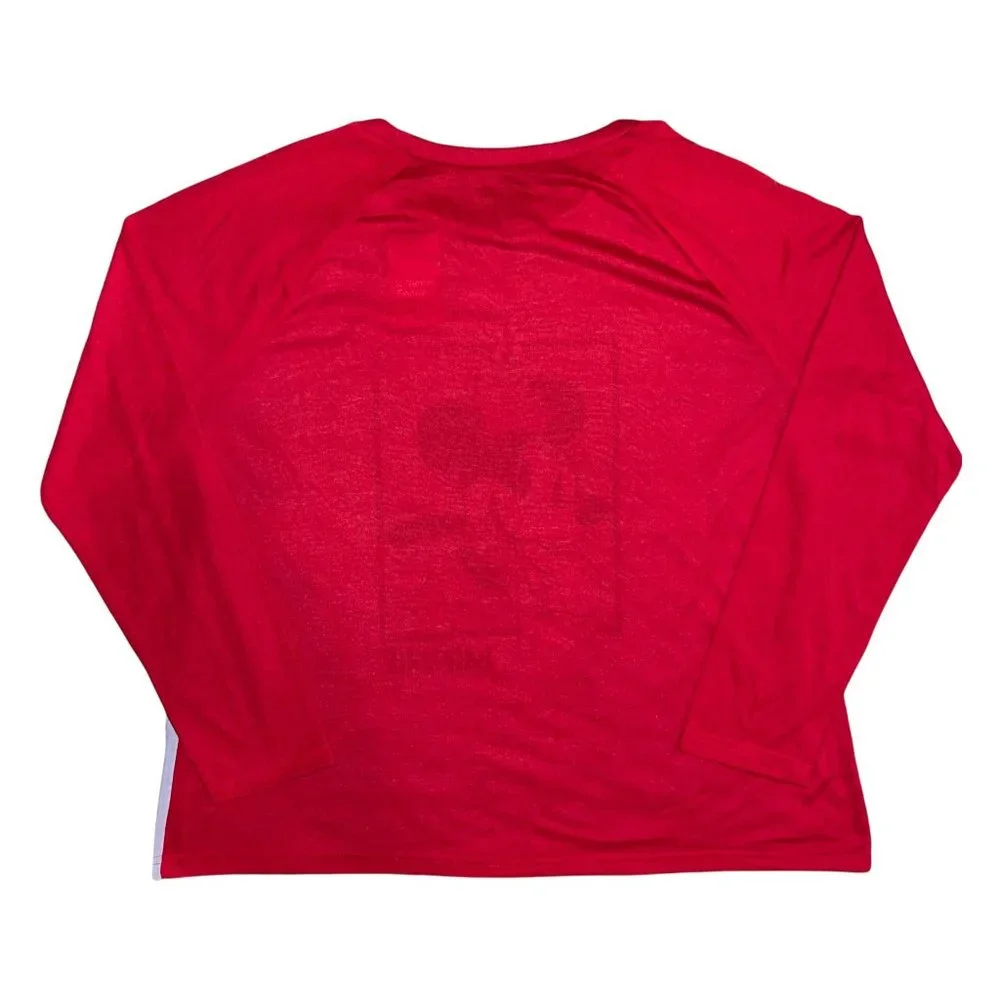 NWT Walt Disney Minnie Mouse Christmas Holiday 2 PC Pajama PJ Set Women's XS - Picture 5 of 7